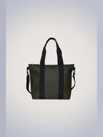 Rains borsa tote bag mini w3 verde