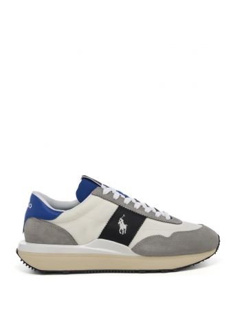 Polo Ralph Lauren sneakers train 89 grigio blu e nero