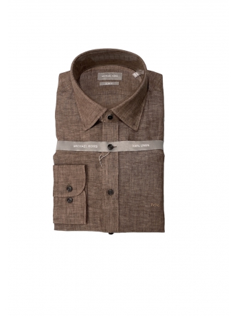 Michael Kors linen slim fit shirt