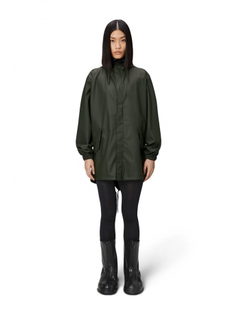 Rains Giacca unisex impermeabile Fishtail Jacket verde