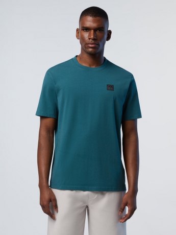 North Sails T SHIRT CON PATCH NORTH TECH
