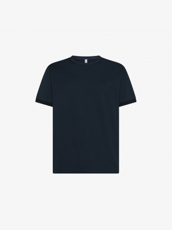 Sun68 T-SHIRT IN JERSEY  NAVY BLUE