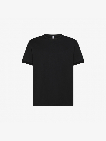 Sun68 T-SHIRT IN JERSEY NERO