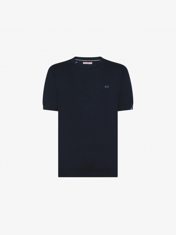 Sun68 T-SHIRT BASICA UOMO NAVY BLUE
