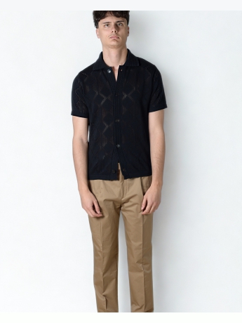 Darwin POLO TRAFORATA DARWIN DA UOMO  nero