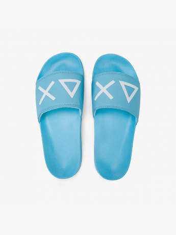 Sun68 SANDALI SLIDE IN PU TURCHESE