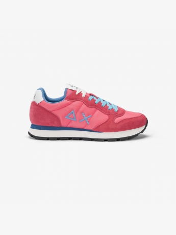 Sun68 SNEAKER TOM IN NYLON E SUEDE GERANIO