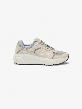 Sun68 SNEAKER JUPITER SUEDE BIANCA PANNA