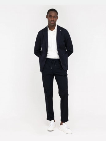 Manuel Ritz Giacca tecnica stretch blu