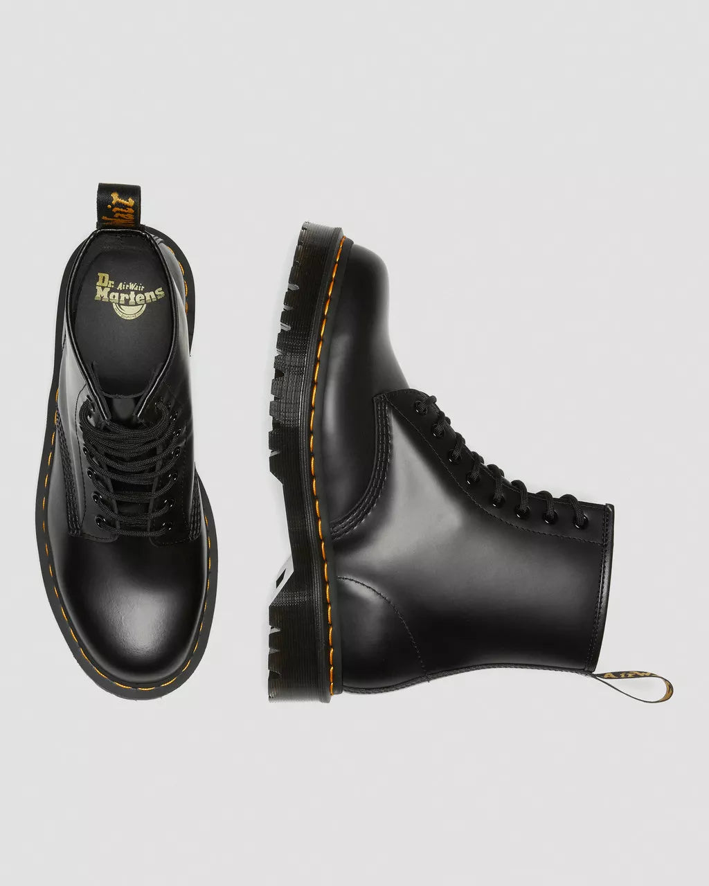 Stivali Dr. Martens Bex 1460 platform in pelle smooth