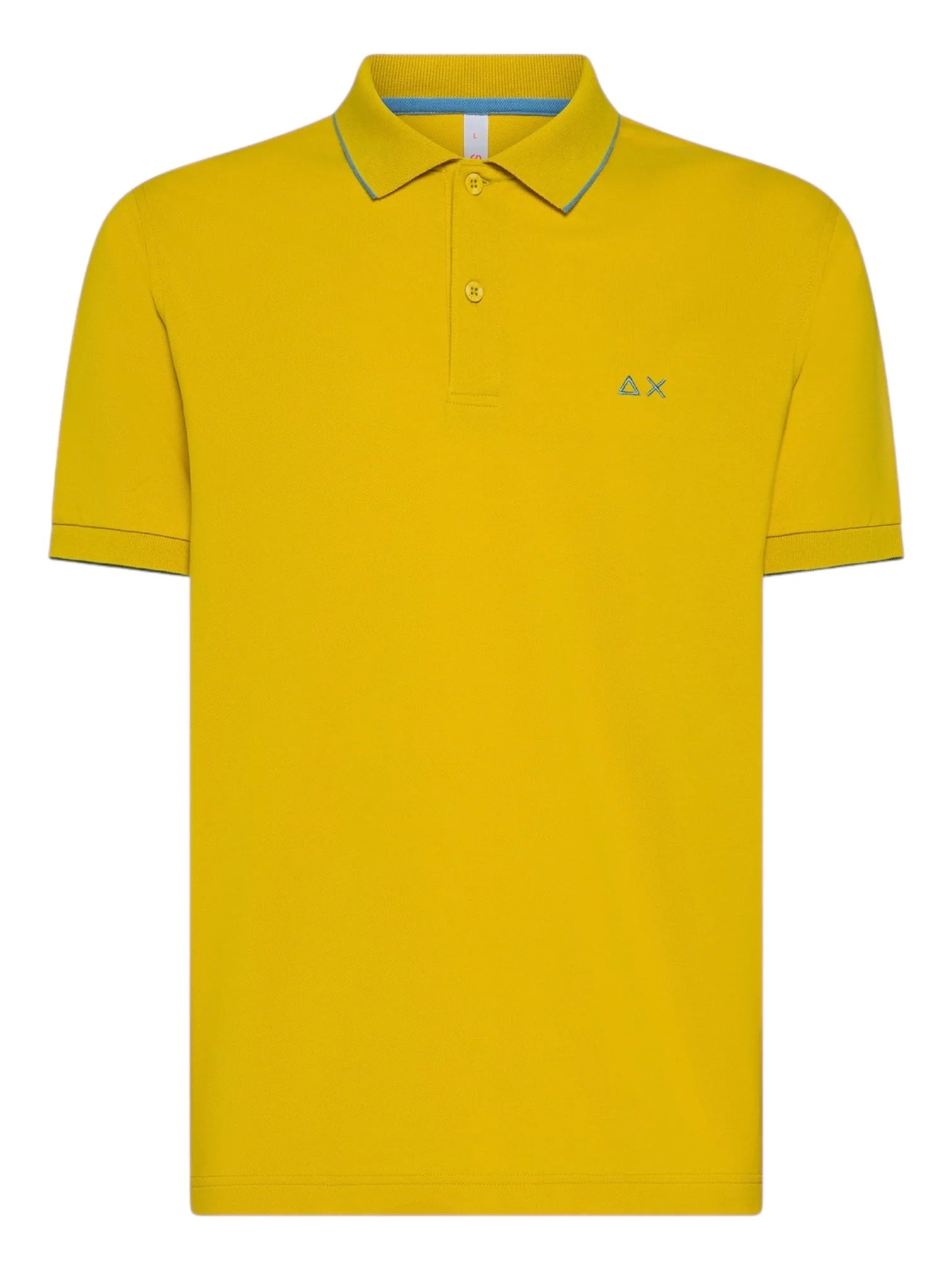 Polo SUN68 con dettagli a contrasto