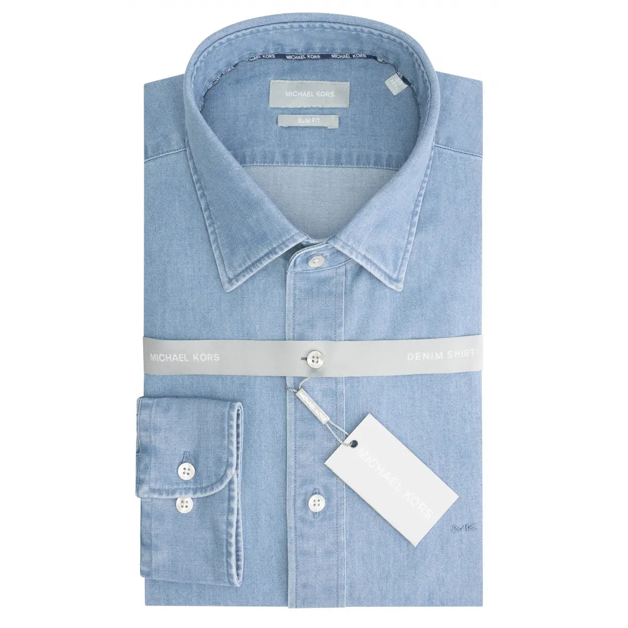 Camicia Michael Kors denim slim fit