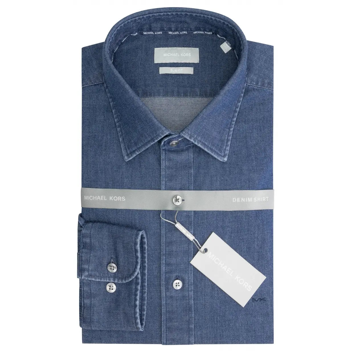 Camicia Michael Kors denim slim fit