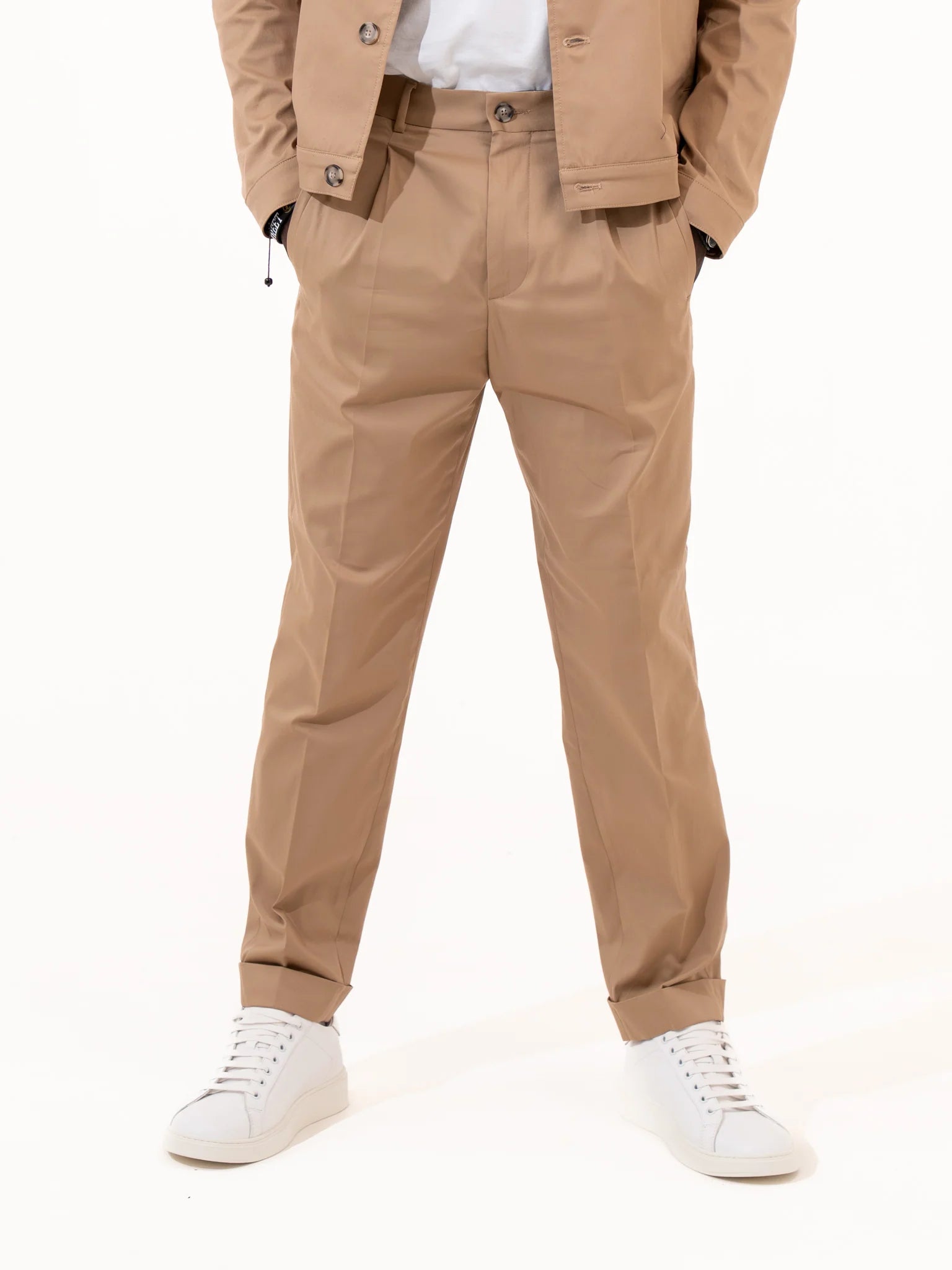 Pantaloni Manuel Ritz slim fit in cotone stretch