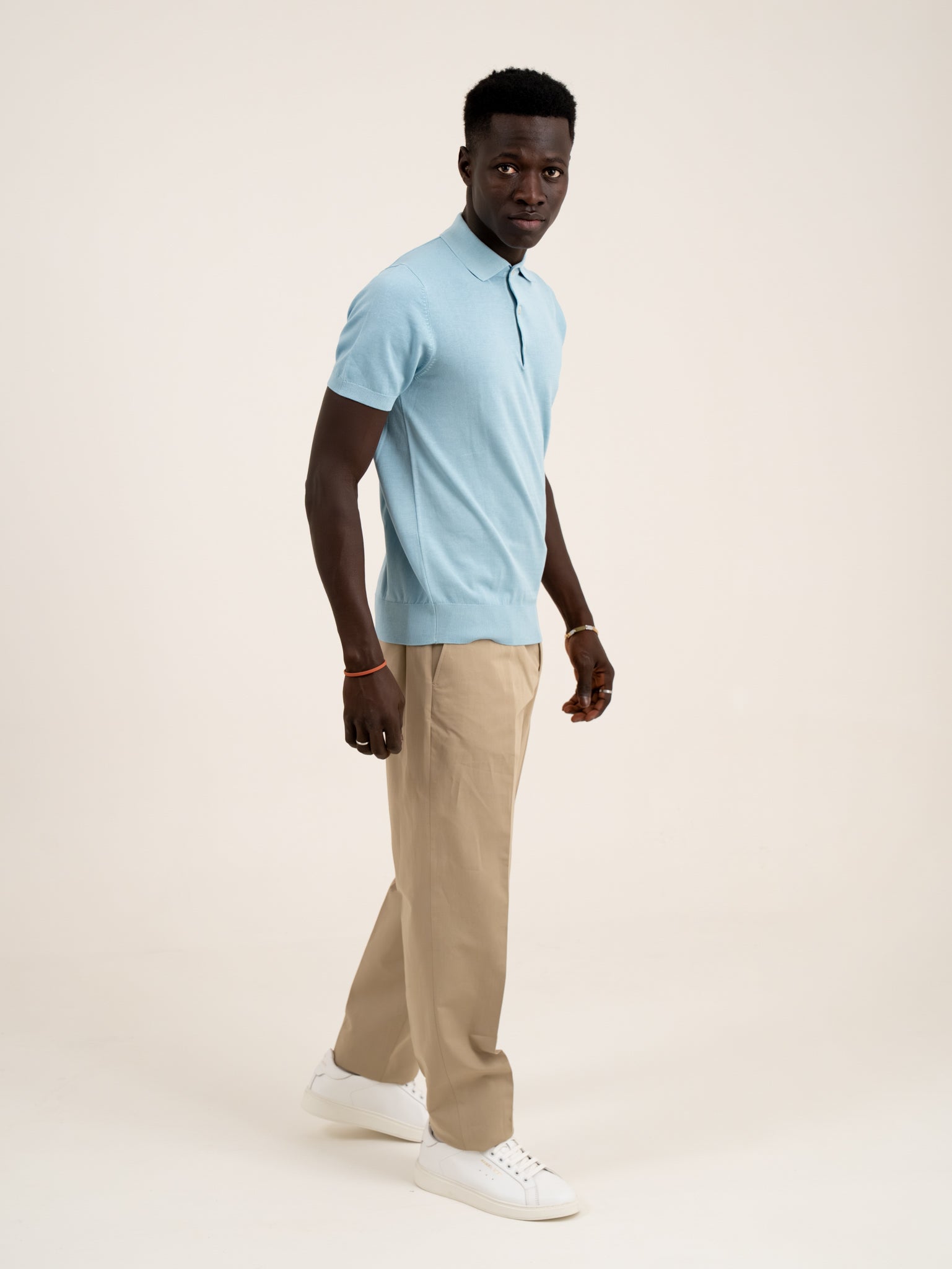 Polo Manuel Ritz in maglia di cotone