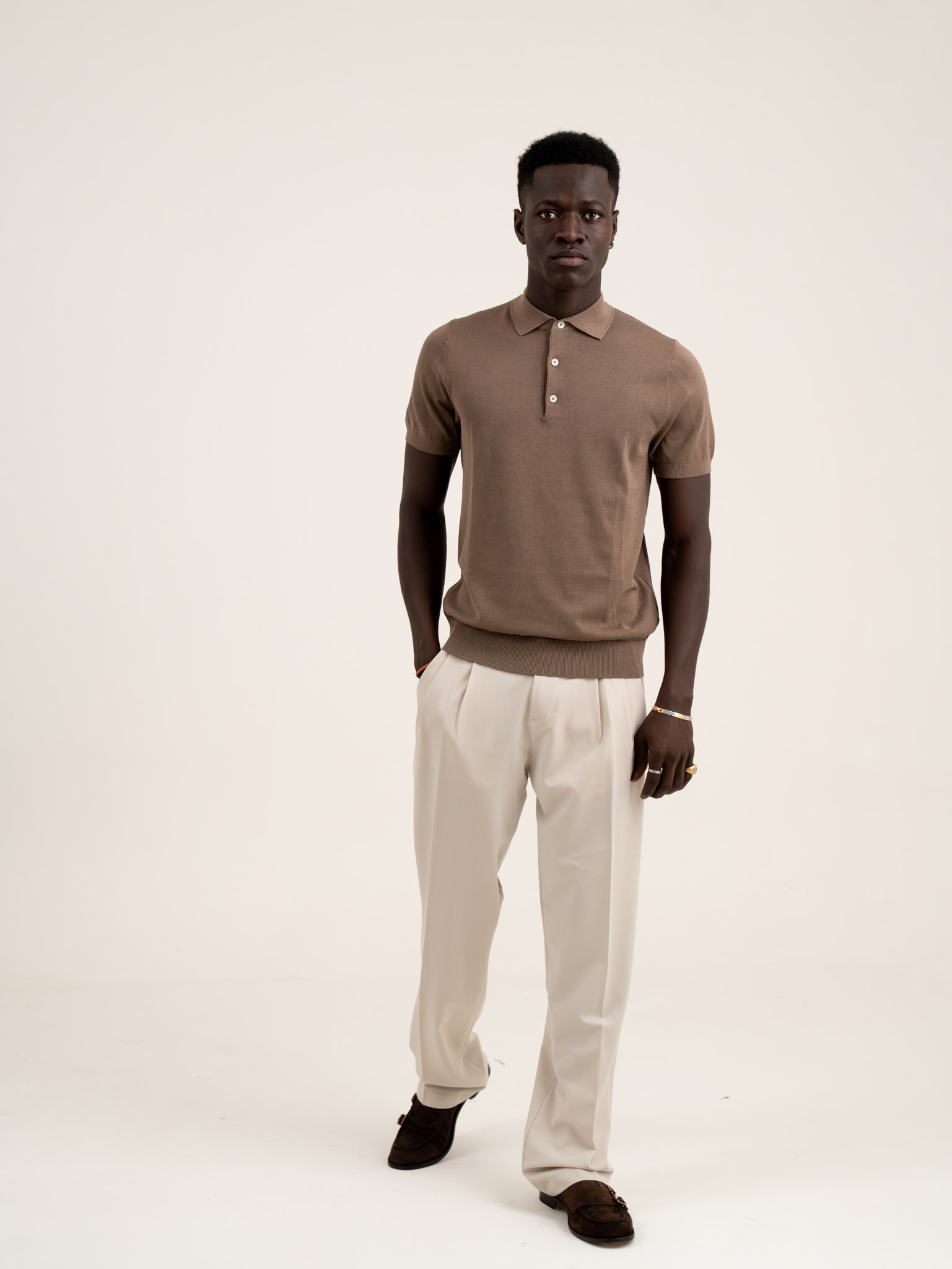 Polo Manuel Ritz in maglia di cotone