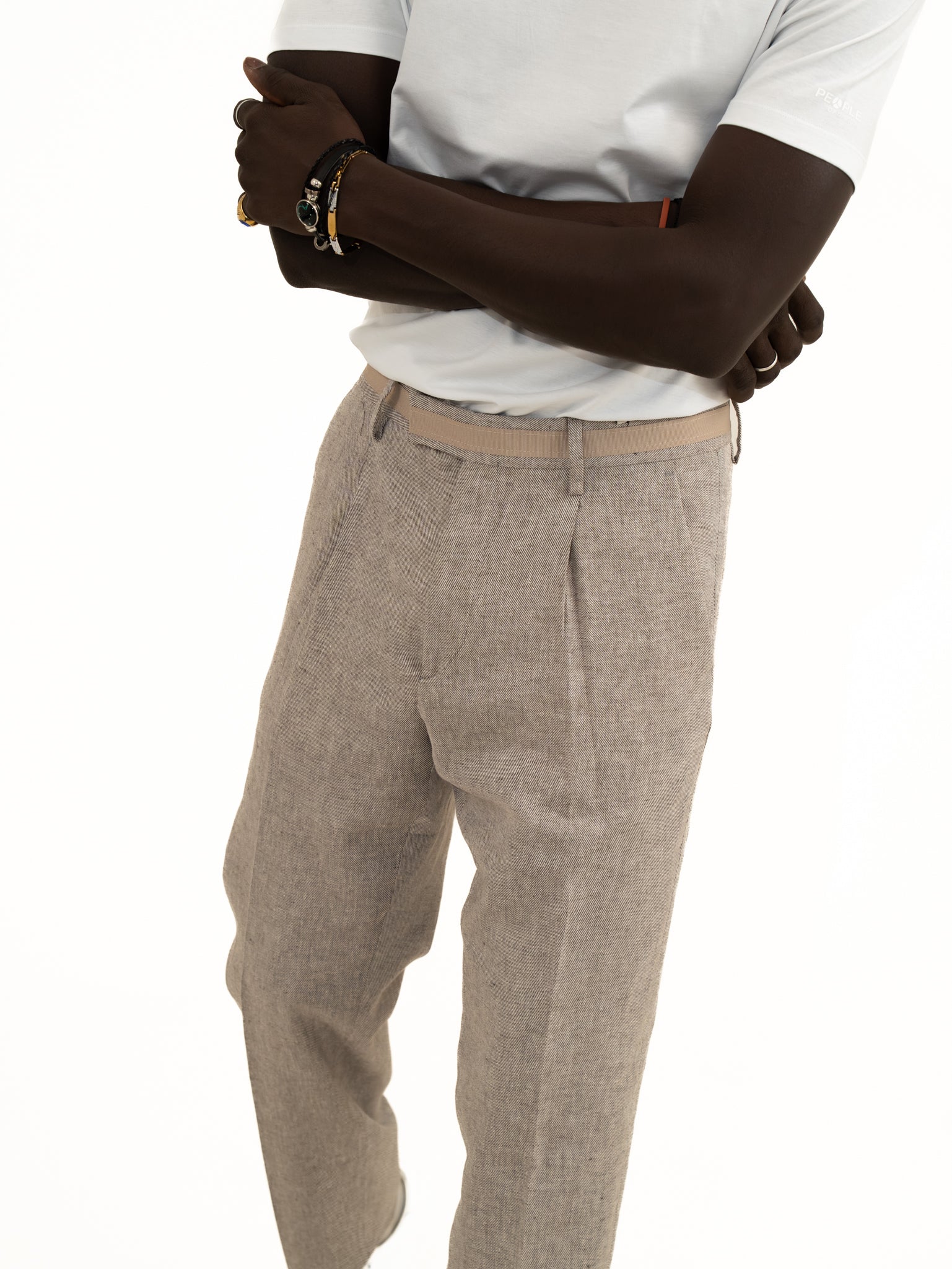 Pantalone AT.P.CO. Blecekr overfit con pinces