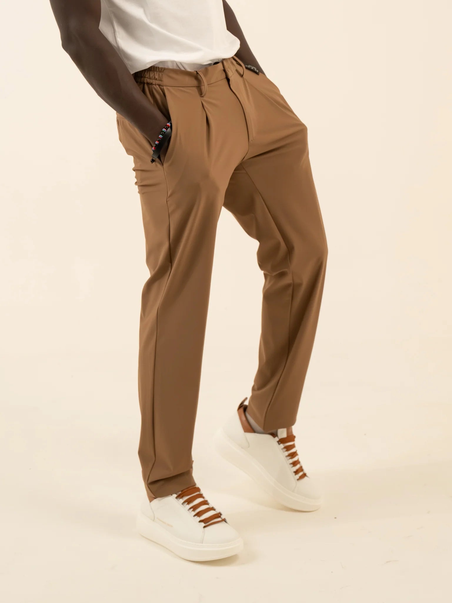 Pantaloni AT.P.CO. Berlino con coulisse e pince