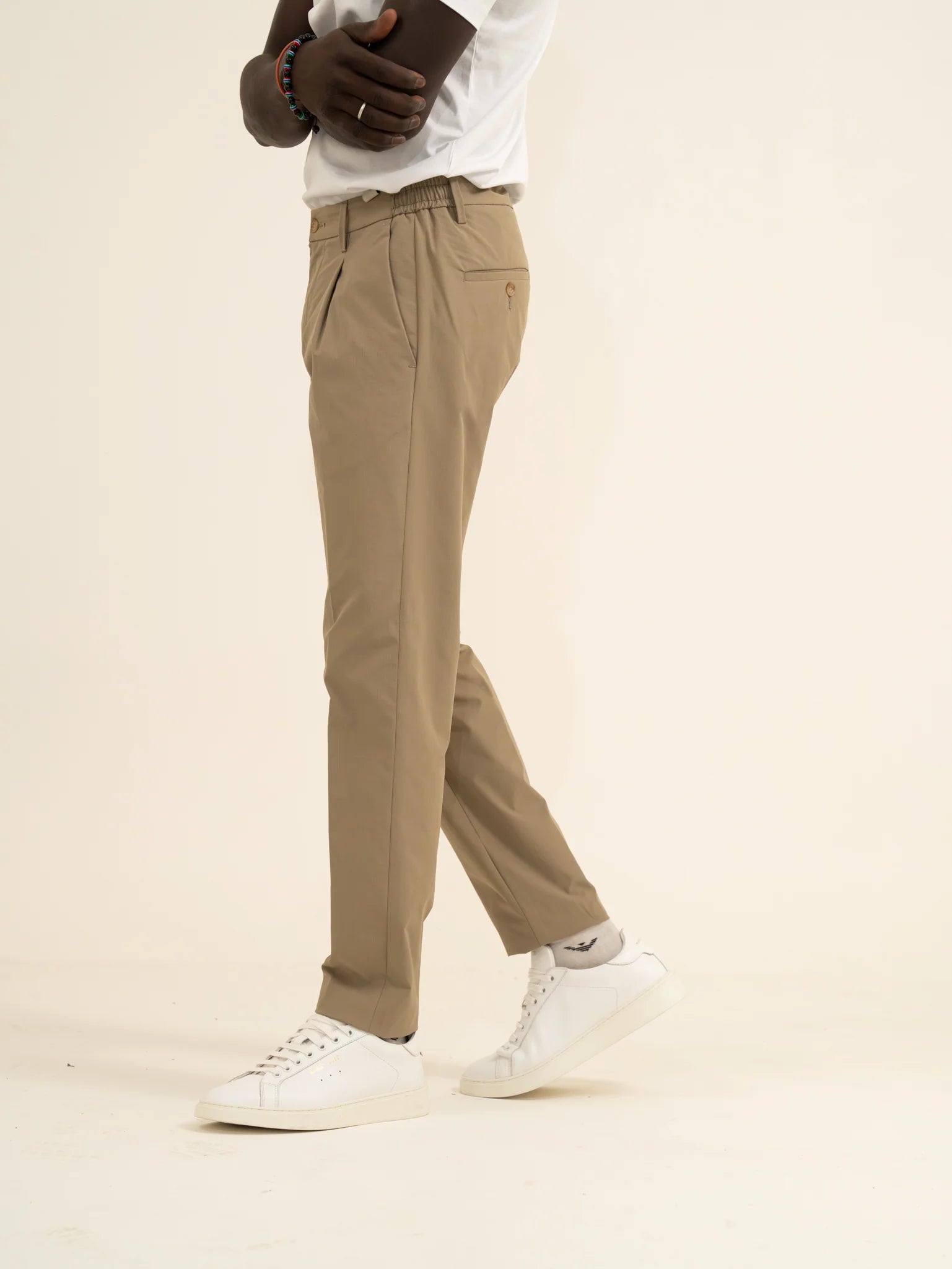 Pantaloni AT.P.CO. Berlino con coulisse e pince