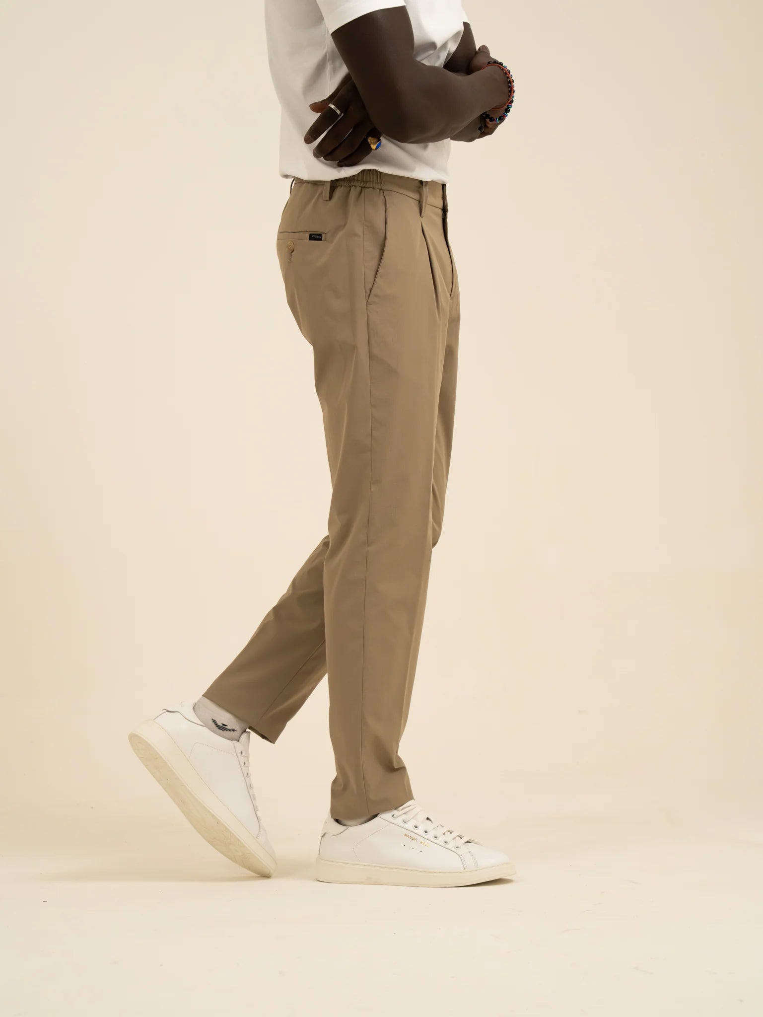 Pantaloni AT.P.CO. Berlino con coulisse e pince