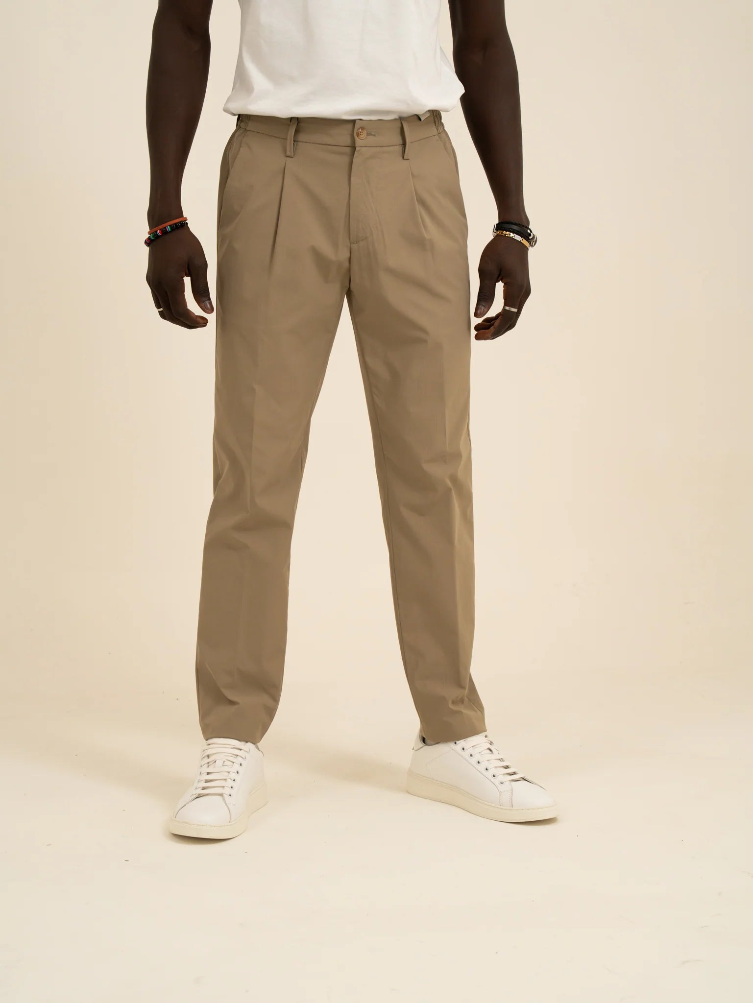 Pantaloni AT.P.CO. Berlino con coulisse e pince