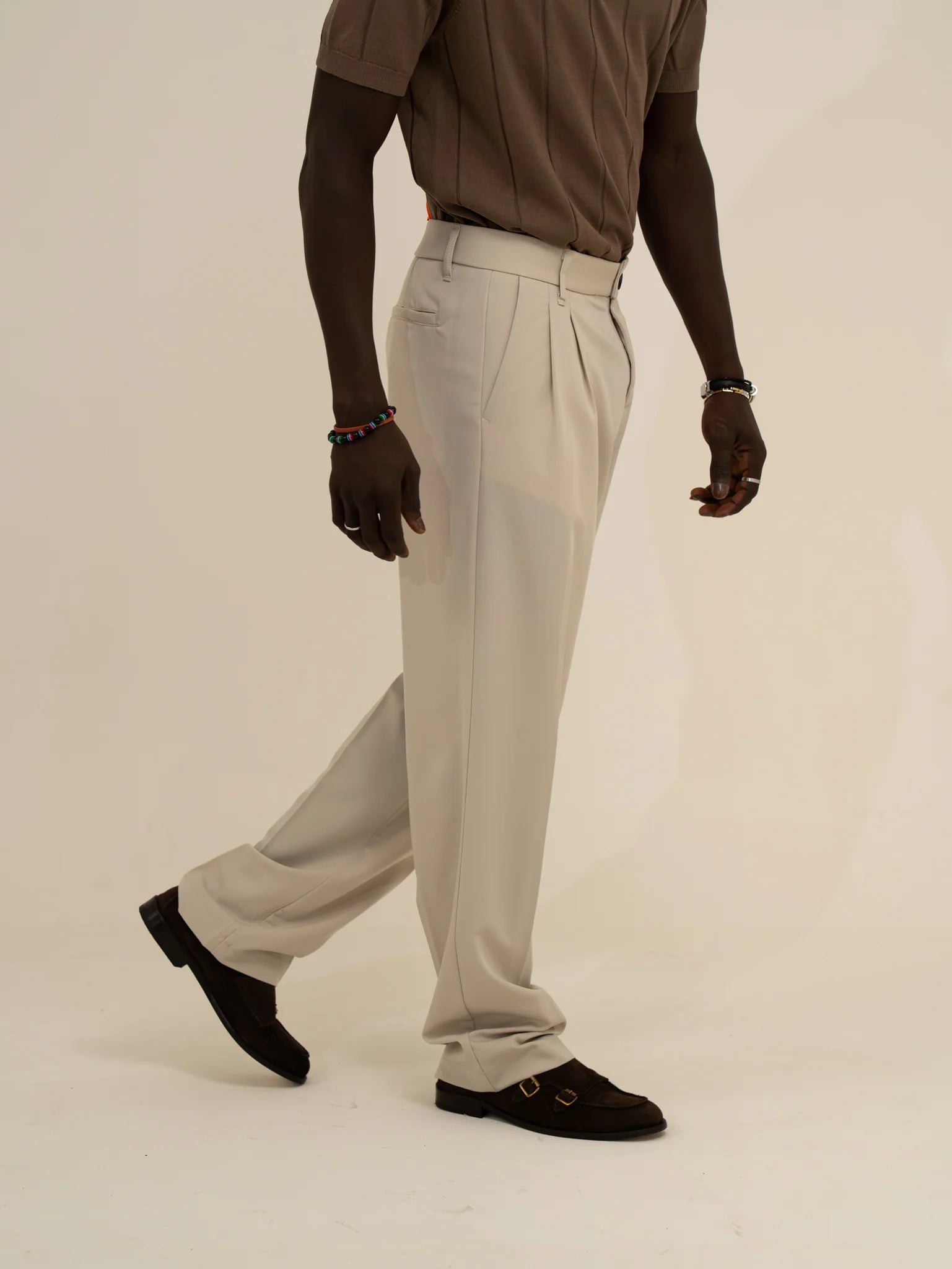 Pantaloni Imperial Regular Fit con Pinces