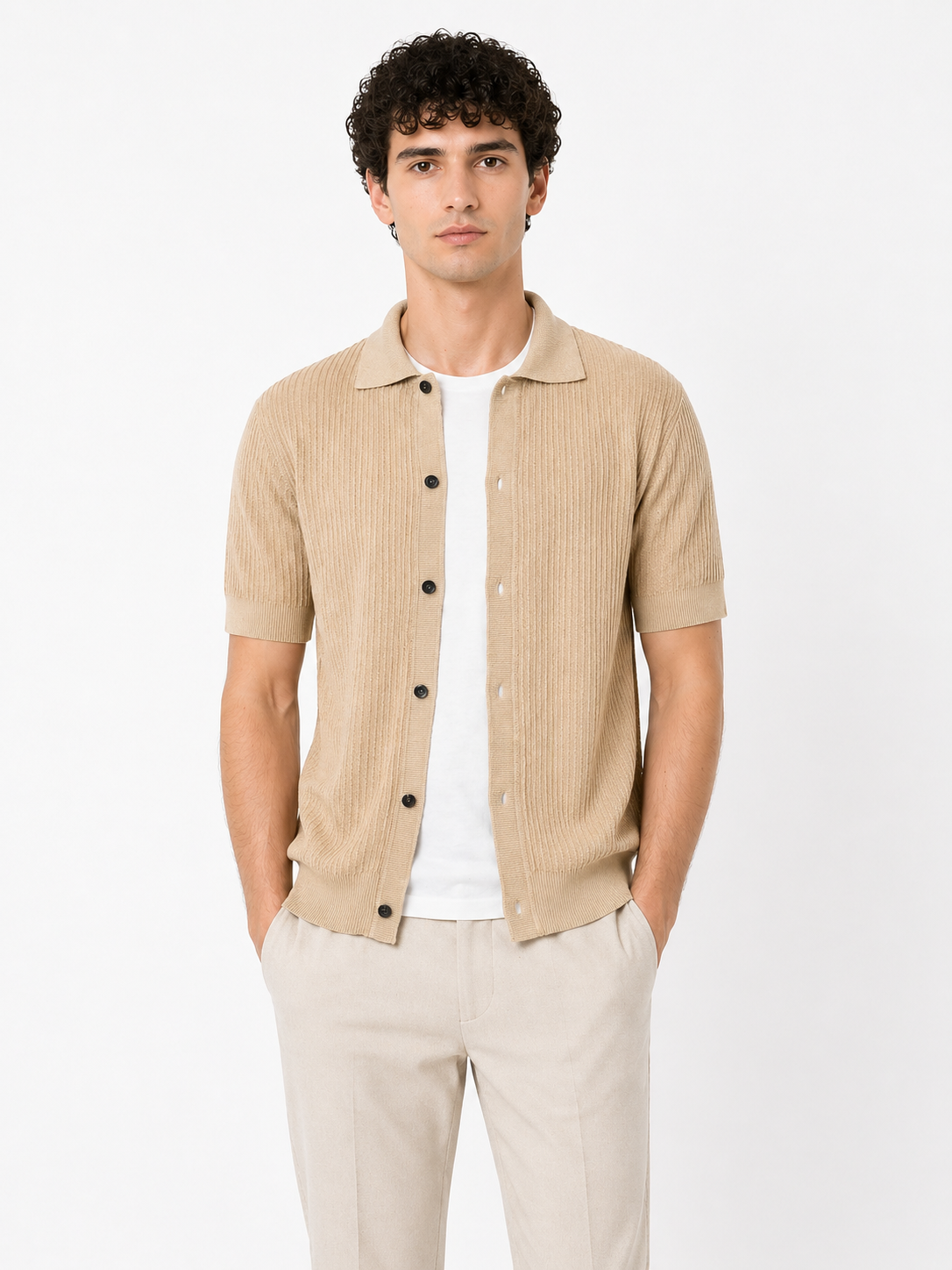 Cardigan Darwin manica corta