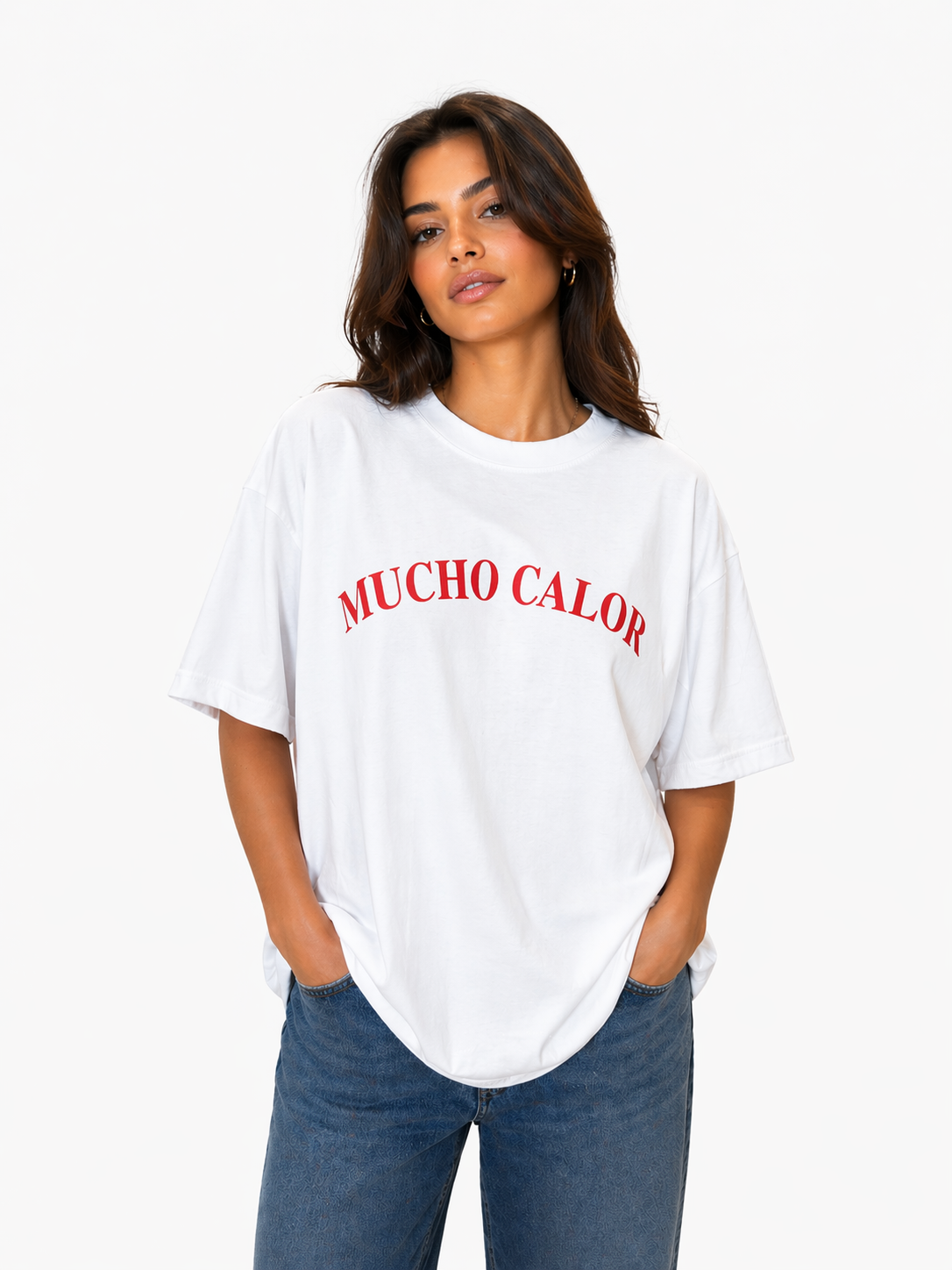 T‑shirt Superculture stampa “Mucho calor"
