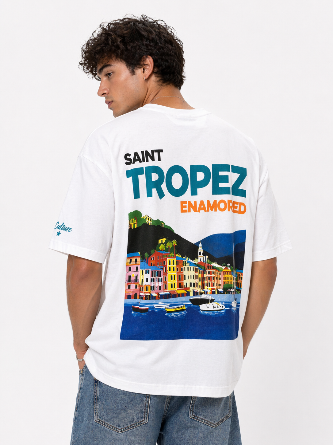 T-shirt Superculture stampa "Saint Troperz Enamored"