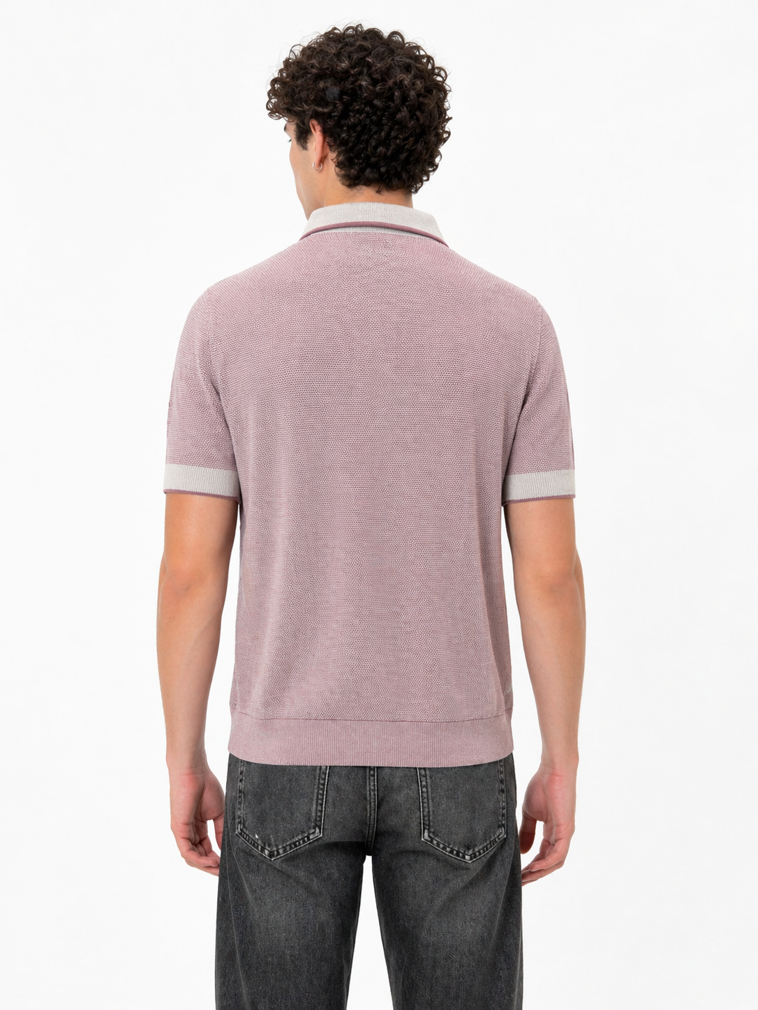 Polo Darwin lavorata a maglia