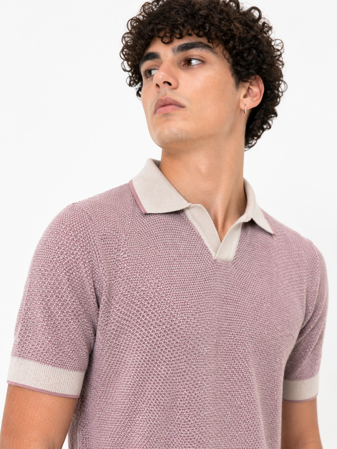 Polo Darwin lavorata a maglia