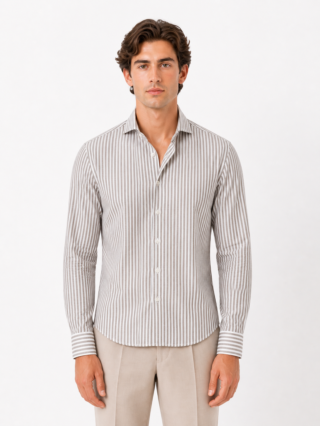 Camicia Bastoncino Simo lino 80/20