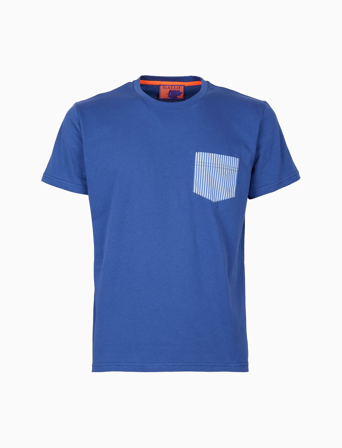 T-shirt Gallo con taschino seersucker