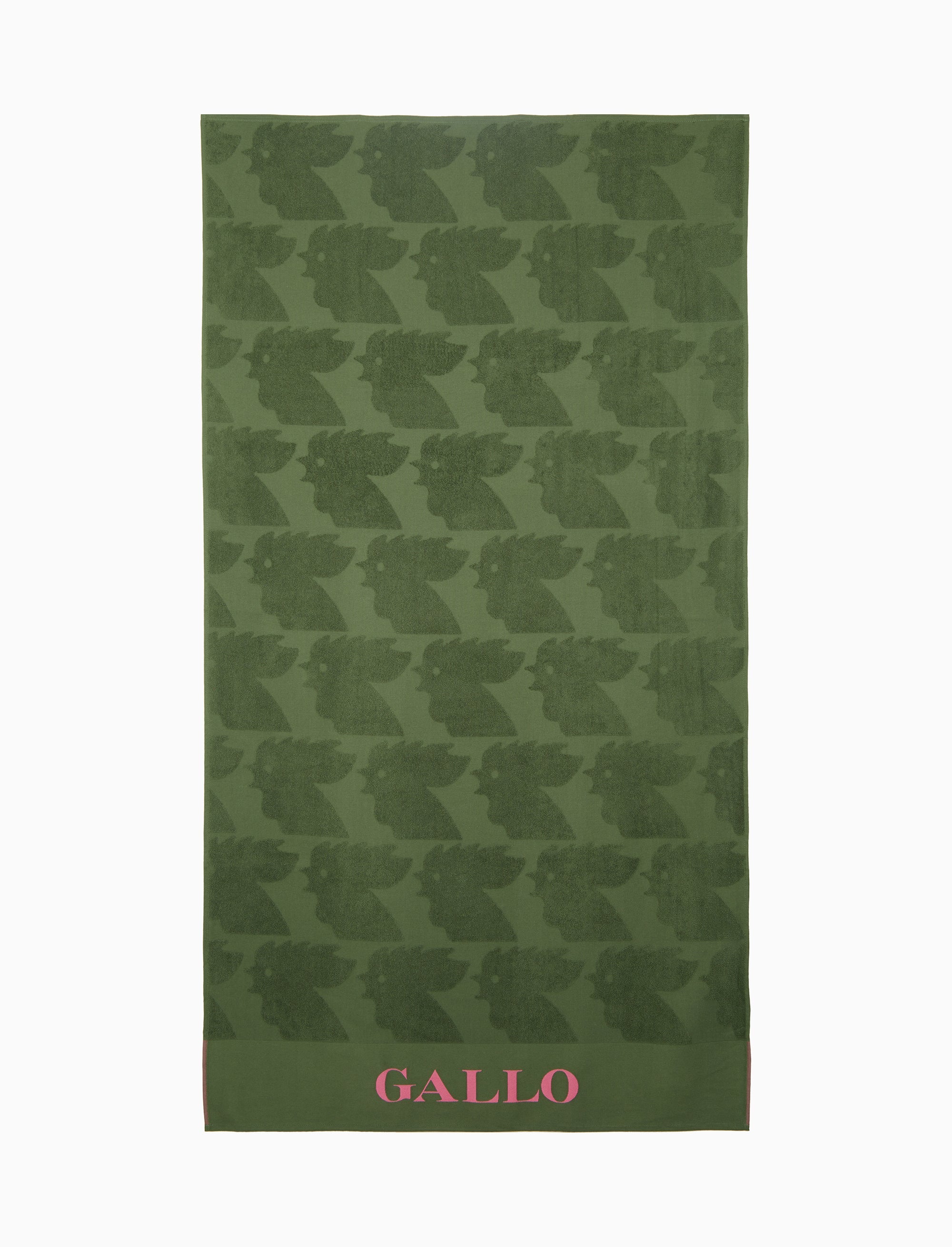 Telo mare Gallo pattern allover
