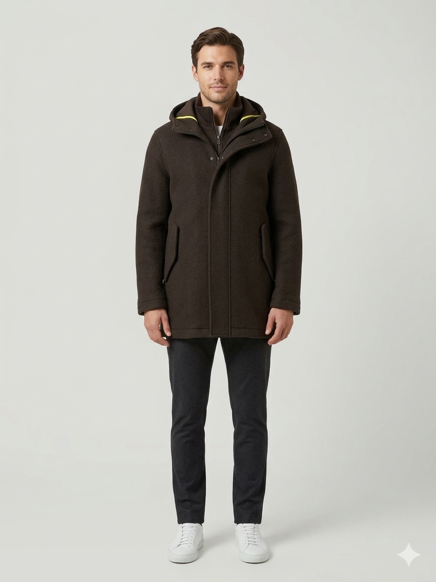 Cappotto Manuel Ritz con cappuccio