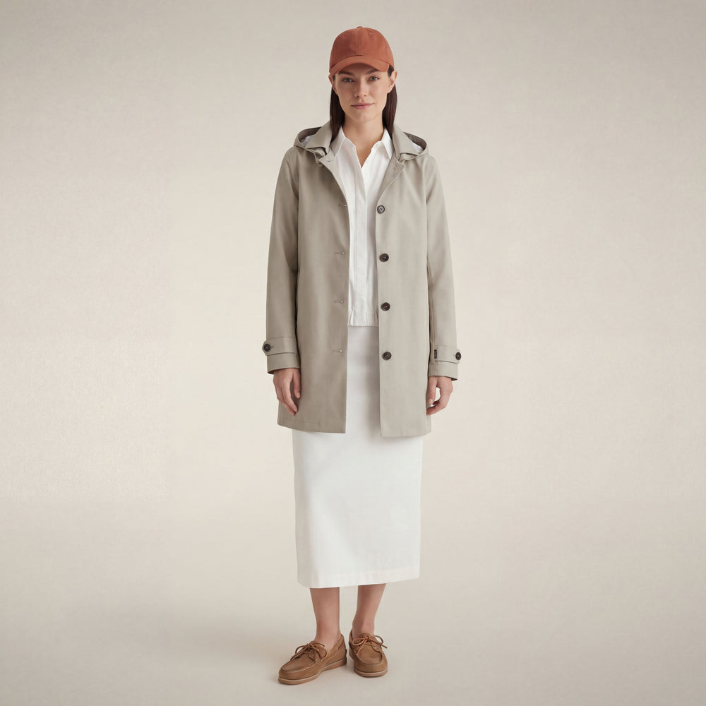 Impermeabile Save The Duck April con cappuccio