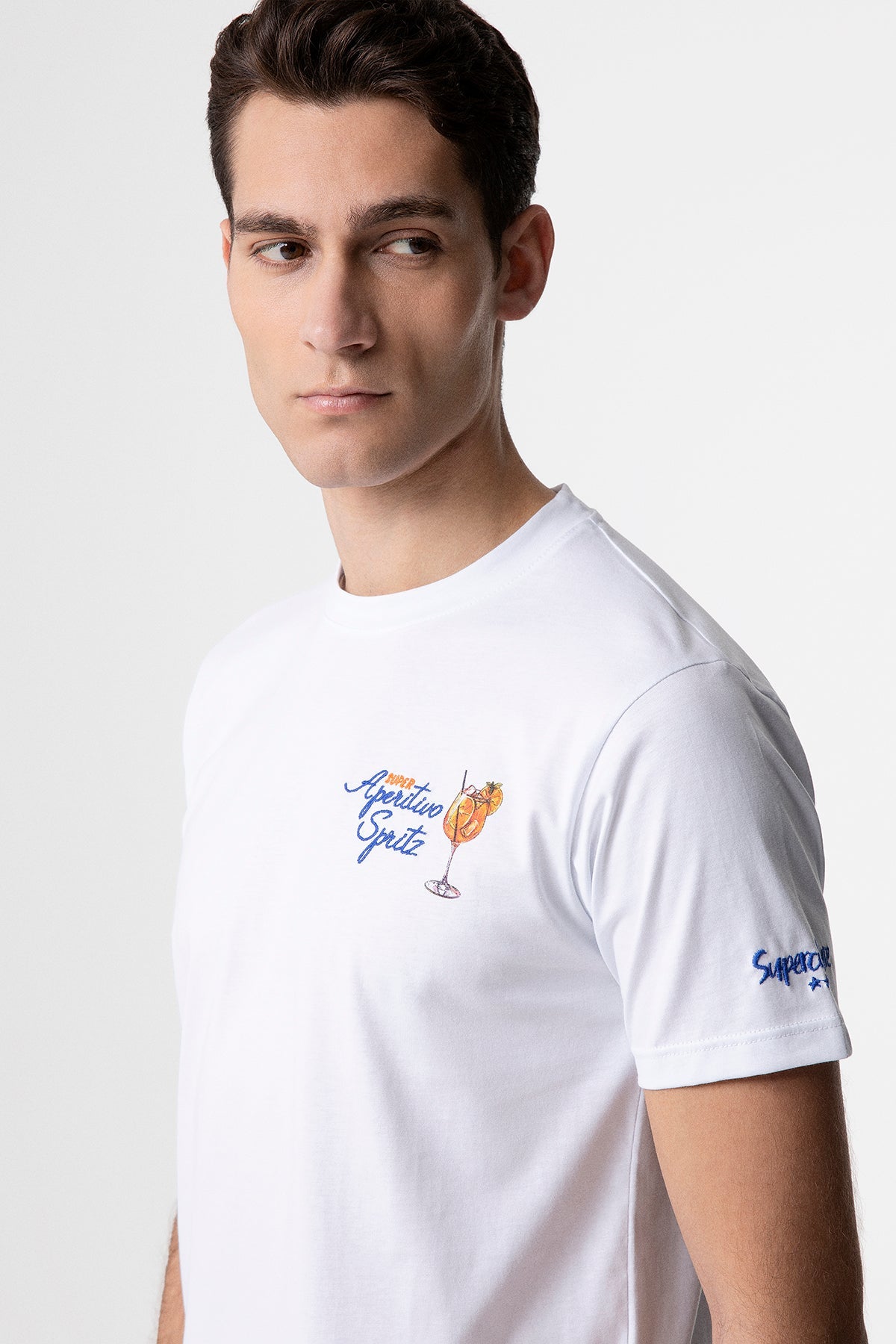 T-shirt Superculture con stampa “Super Aperitivo Spritz”