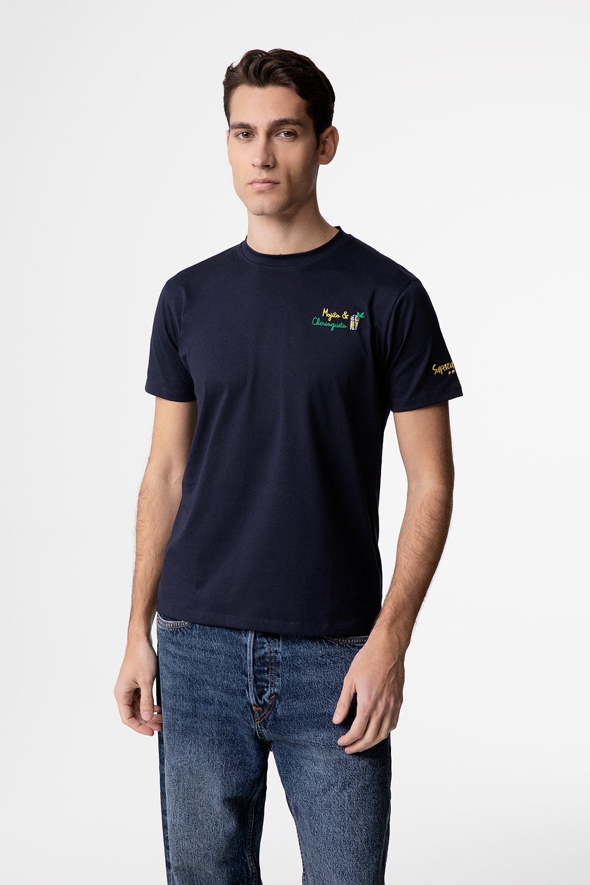 T-shirt Superculture con ricamo “Mojito & Ciringuito”