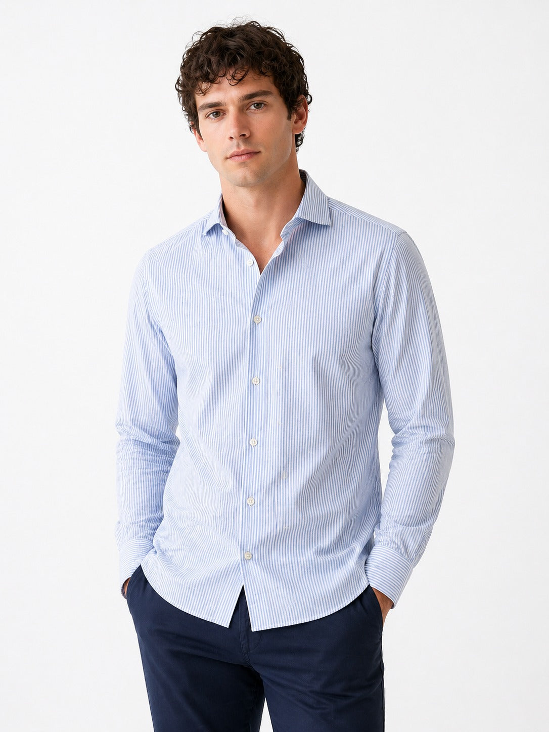 Camicia Bastoncino Simo seersucker