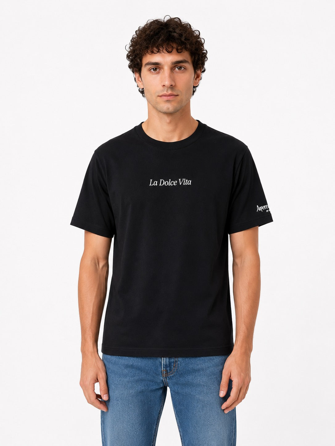 T-shirt Superculture con stampa "La dolce vita"