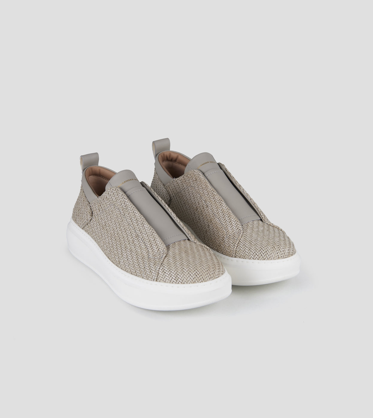 Sneakers Alexander Smith Wembley Slip-on pelle intrecciata