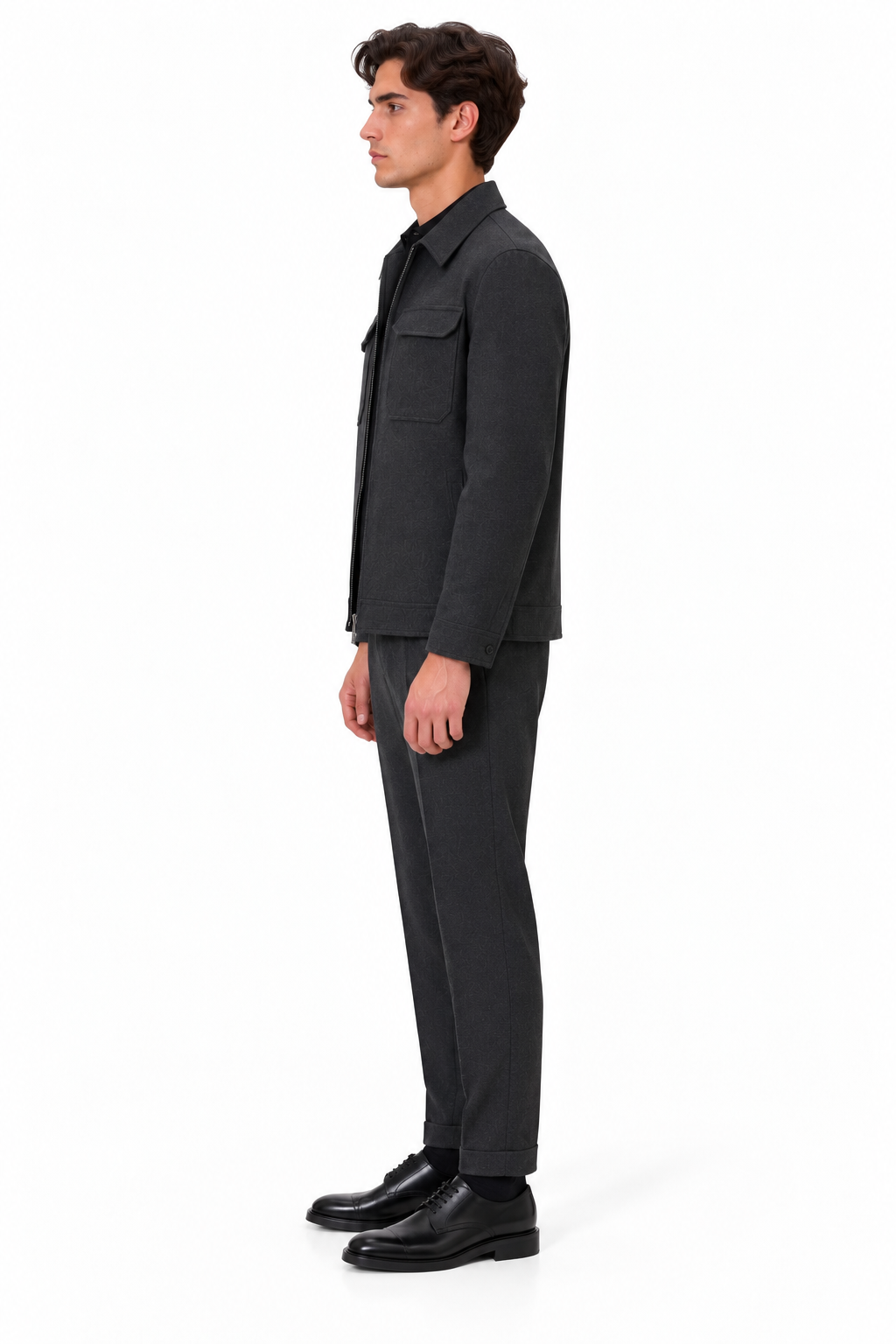 Completo Bharnaba ABSMGB22 nero - vista laterale | NICOECOSTORE.IT