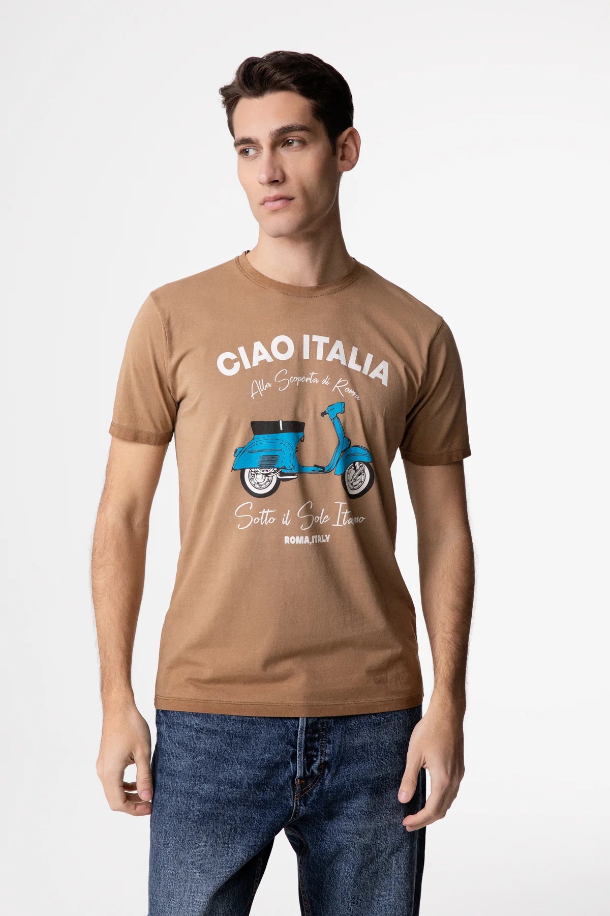 T-Shirt Superculture stampa "Ciao Italia"