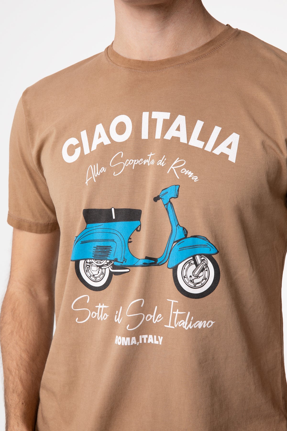 T-Shirt Superculture stampa "Ciao Italia"