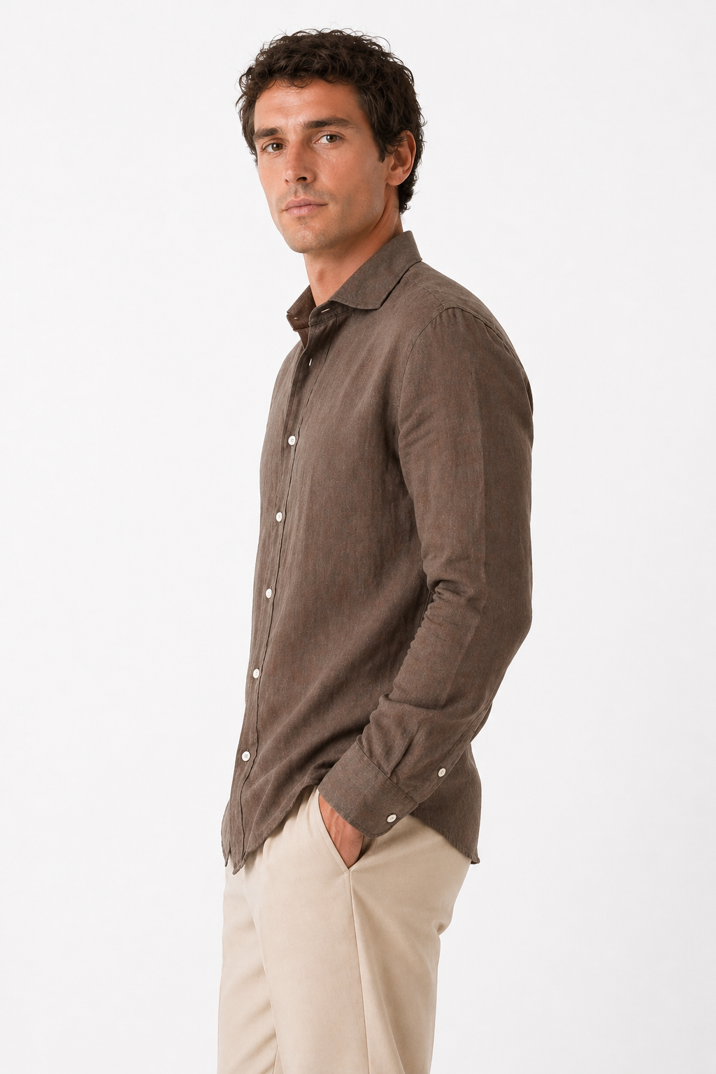 Camicia Bastoncino in lino