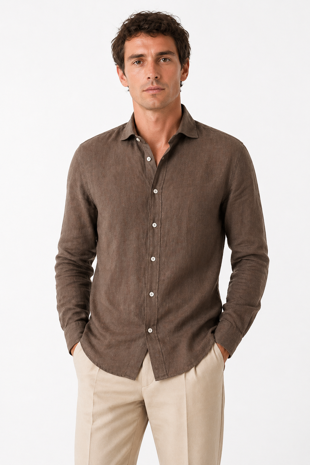 Camicia Bastoncino in lino