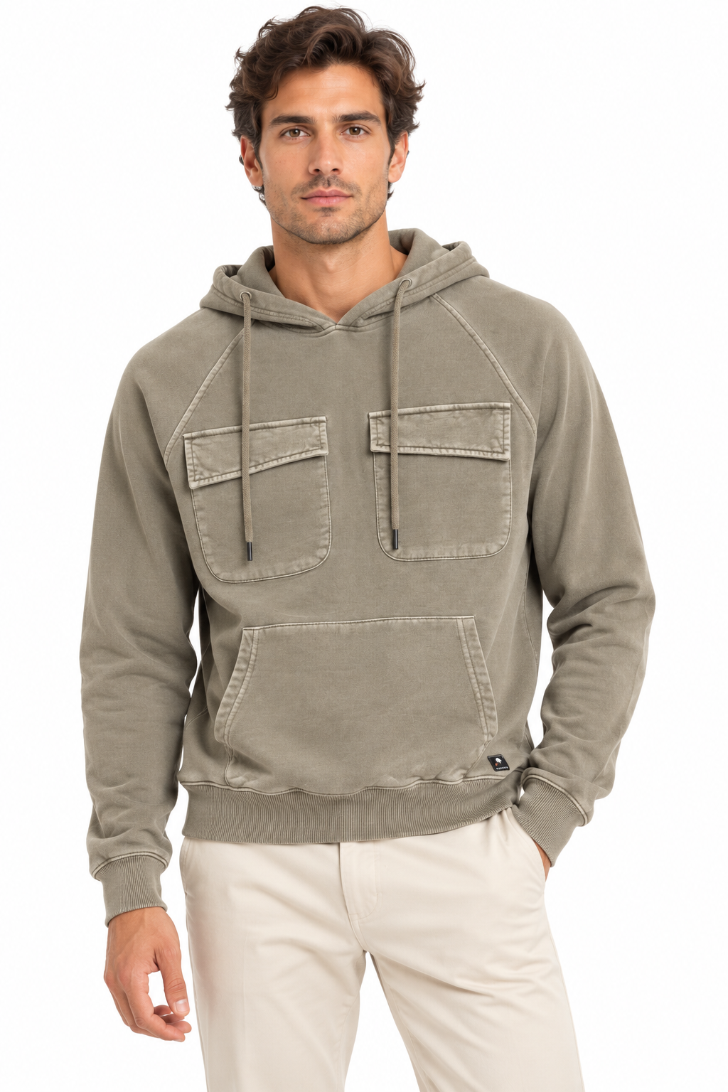 Felpa uomo Keeling Darros FC 51011 Greice, vista frontale