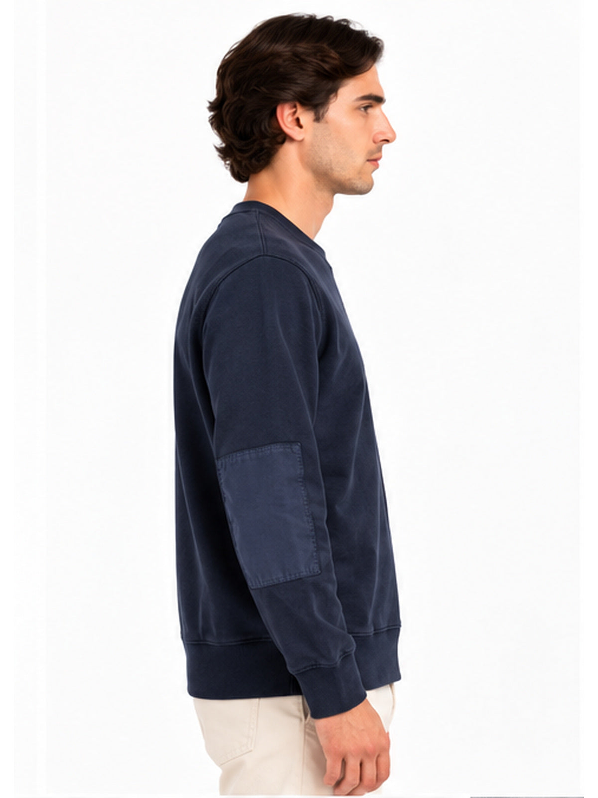 felpa keeling sabaf fc 51013 dark navy 02 side | NICOECOSTORE.IT