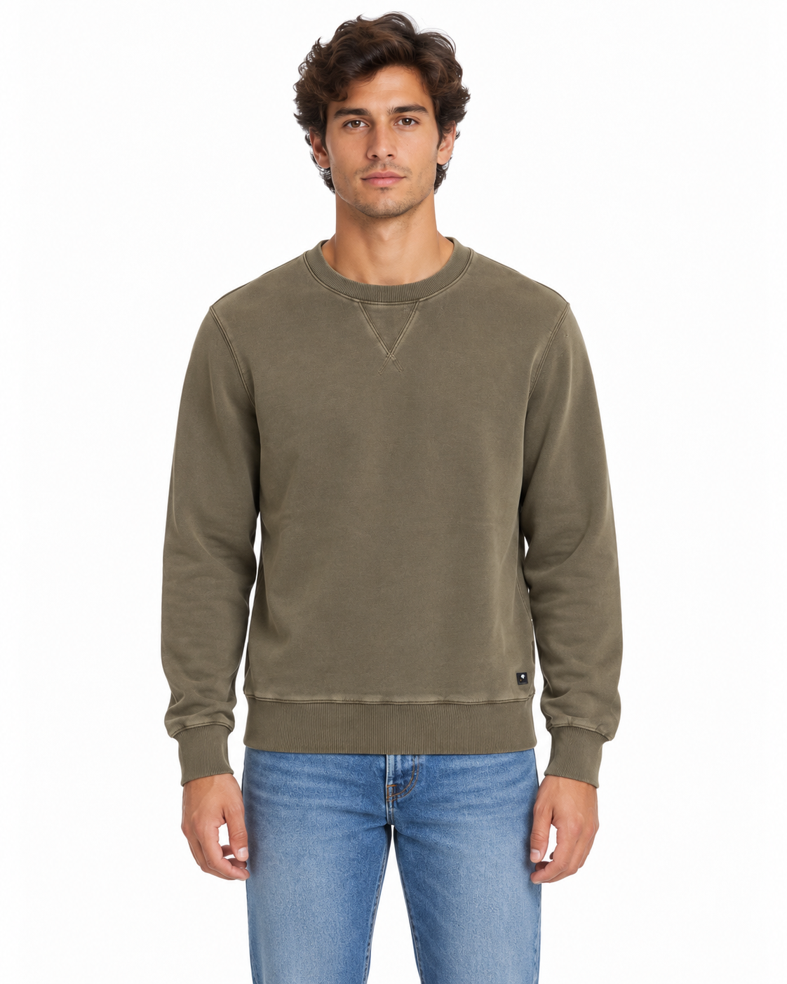 felpa keeling sabaf fc 51013 mocha frontale | NICOECOSTORE.IT