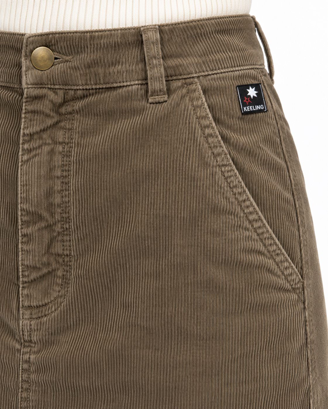 Gonna Keeling Merai 25067 mocha, dettaglio - NICOECOSTORE.IT
